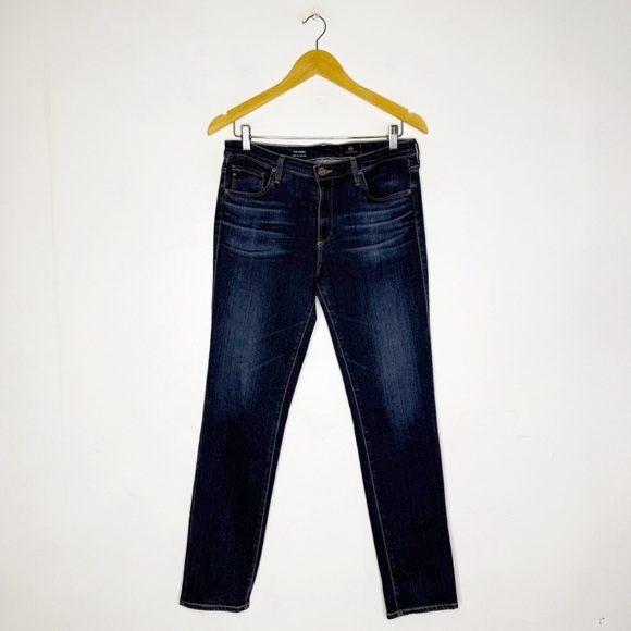 AG Adriano Goldschmied prima midrise cigarette Dark Blue Women's Jeans Size 29 - Picture 3 of 9